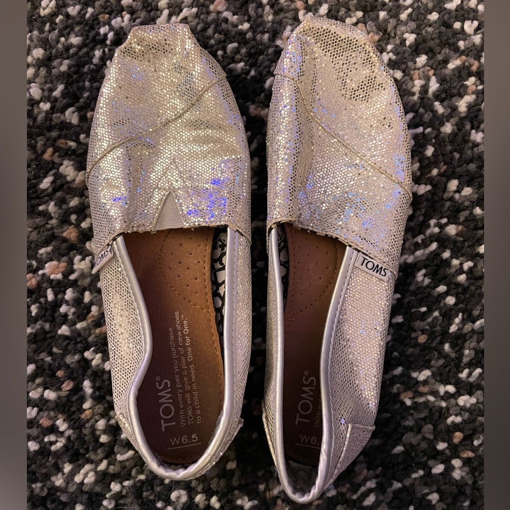 Womens Tom glitter shoes